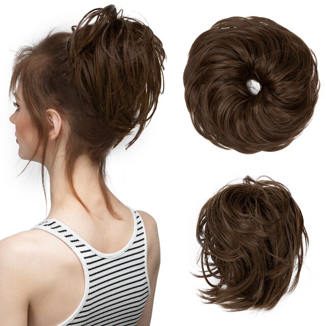 Straight Bun Bun Hairpieces