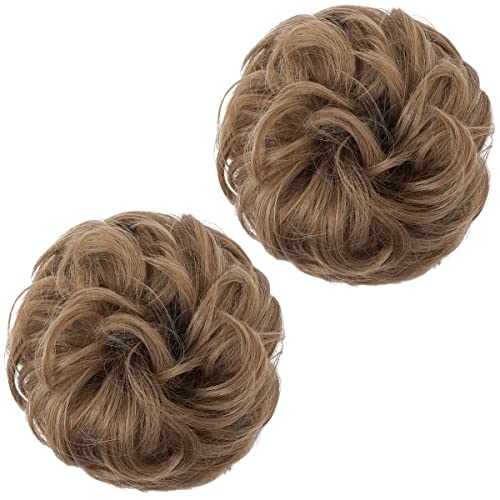 2 STÜCKE Messy Bun Haarteil Pferdeschwanzverlängerung