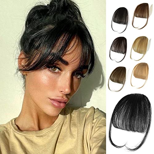Clip in Bangs Frange incurvée pour un usage quotidien