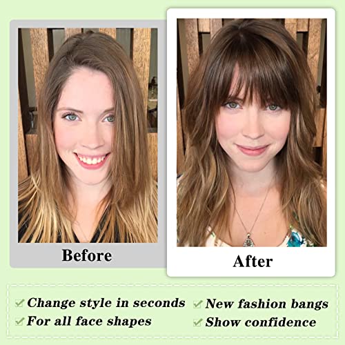 Clip in Bangs Frange incurvée pour un usage quotidien