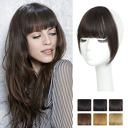 Clip in Bangs Frange incurvée pour un usage quotidien