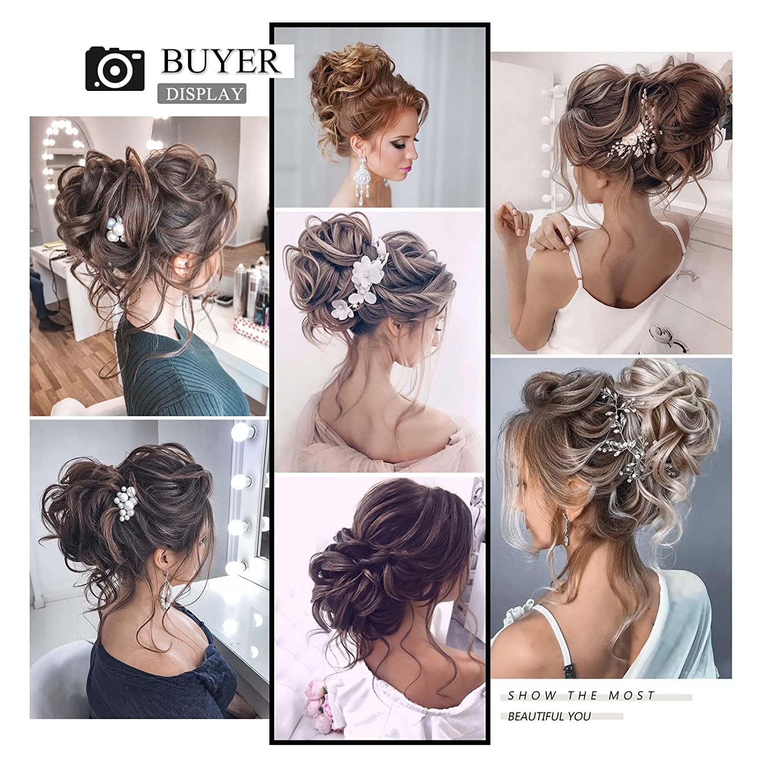 Messy Bun Wellige Haarknotenverlängerung