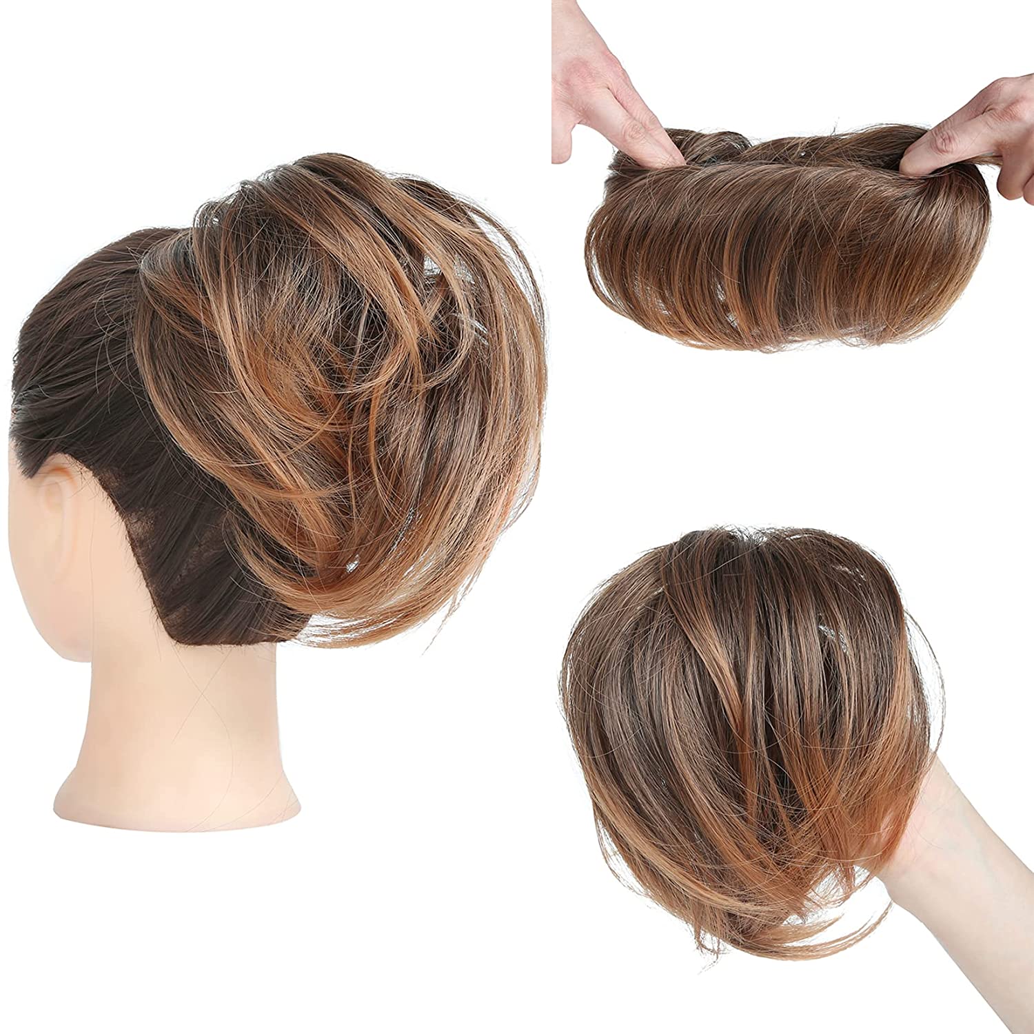 Straight Bun Bun Hairpieces