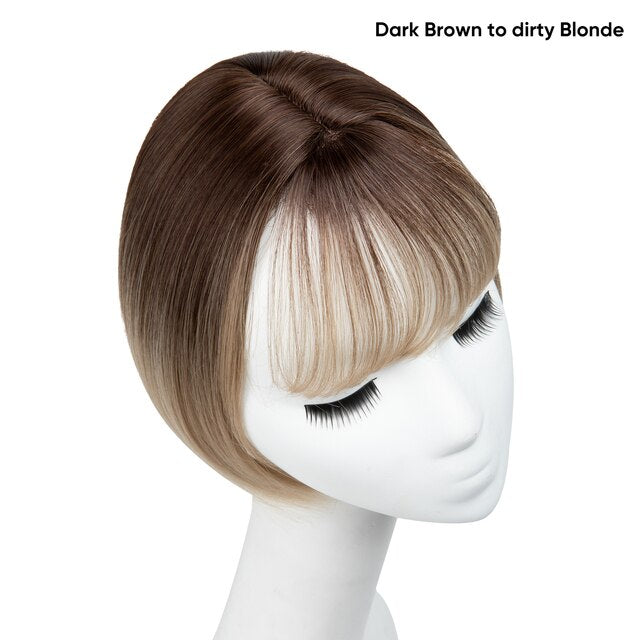 Clip dans les cheveux avec une frange Overhead Natural Invisible Replaceme