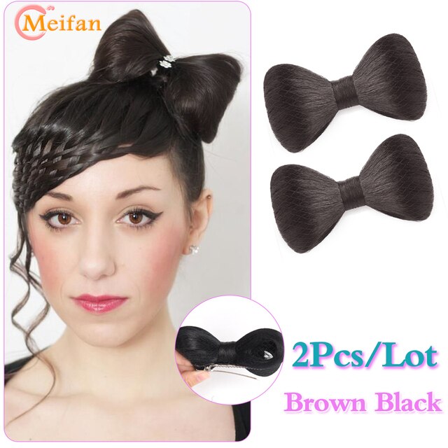 Bow Hair Bun Griffe Chignon Kitty bow Outils de coiffage