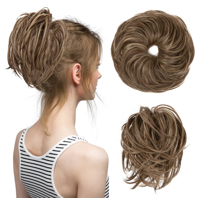 Straight Bun Bun Hairpieces