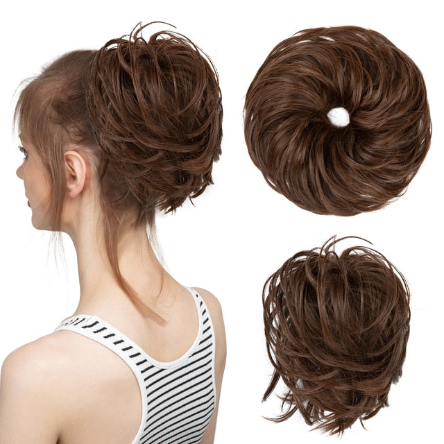 Straight Bun Bun Hairpieces