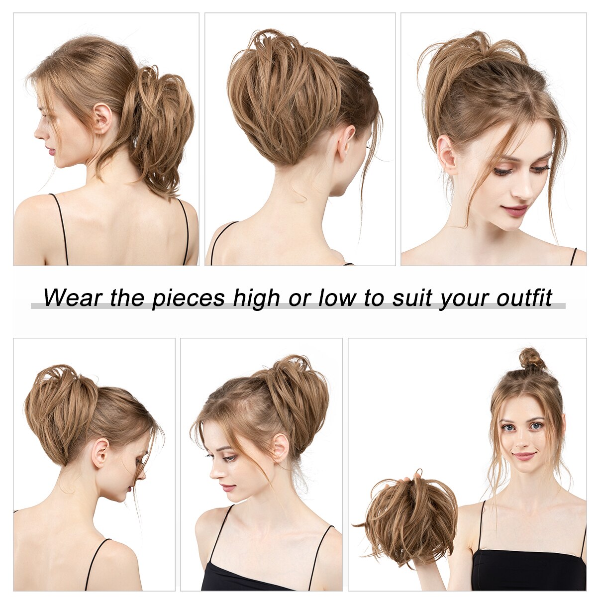 Chignon Queue de cheval Chignon droit