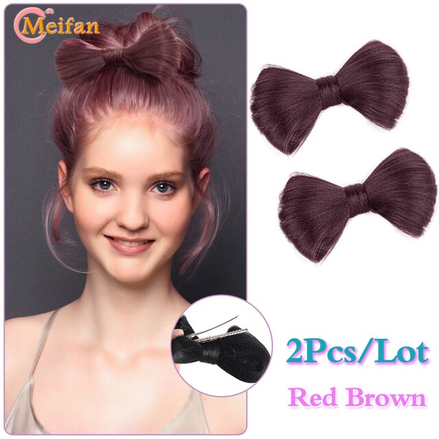 Bow Hair Bun Griffe Chignon Kitty bow Outils de coiffage