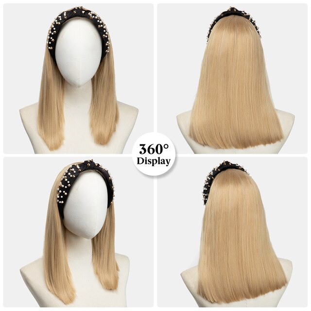 Short Straight Headband Wigs