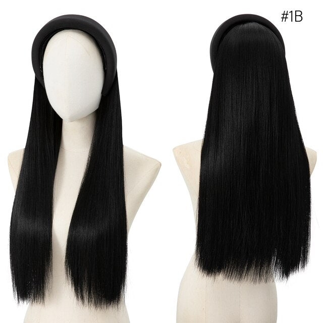 Headband Wig Natural Long Straight Hair Wig