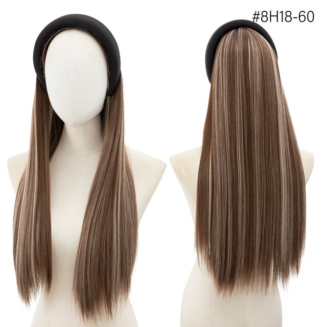 Headband Wig Natural Long Straight Hair Wig