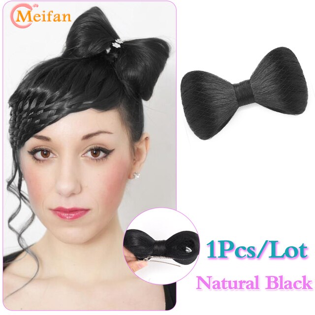 Bow Hair Bun Griffe Chignon Kitty bow Outils de coiffage