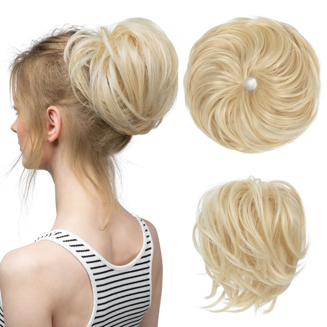 Straight Bun Bun Hairpieces