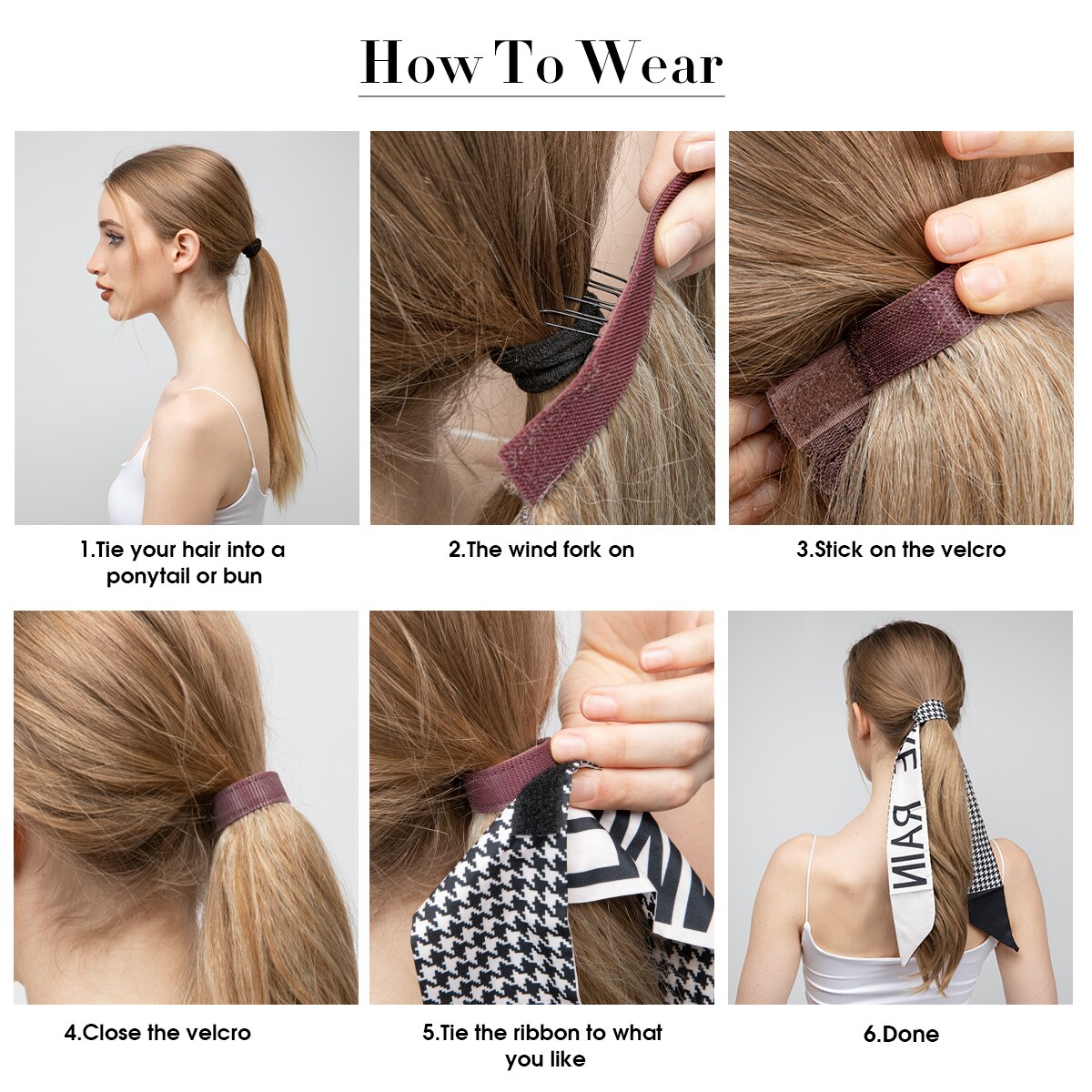 Wrap Around Ponytail