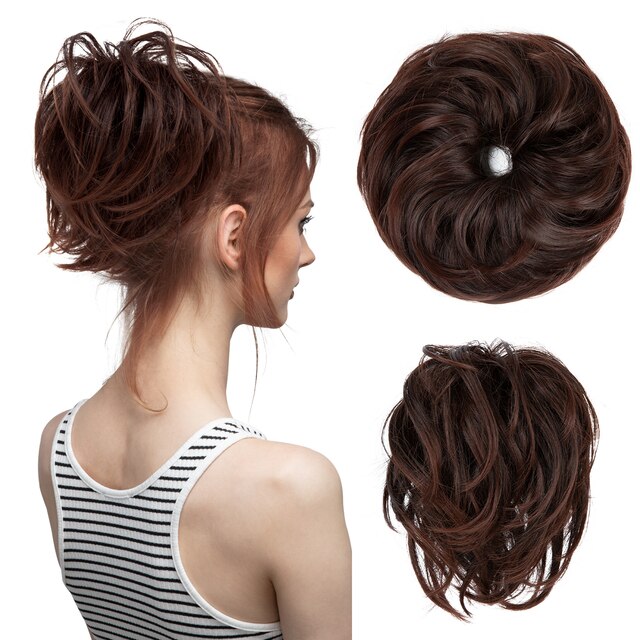 Straight Bun Bun Hairpieces