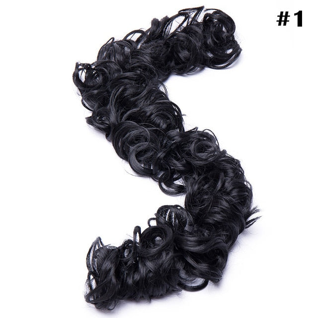 Long Curly Chignons Hair Extension Wrap