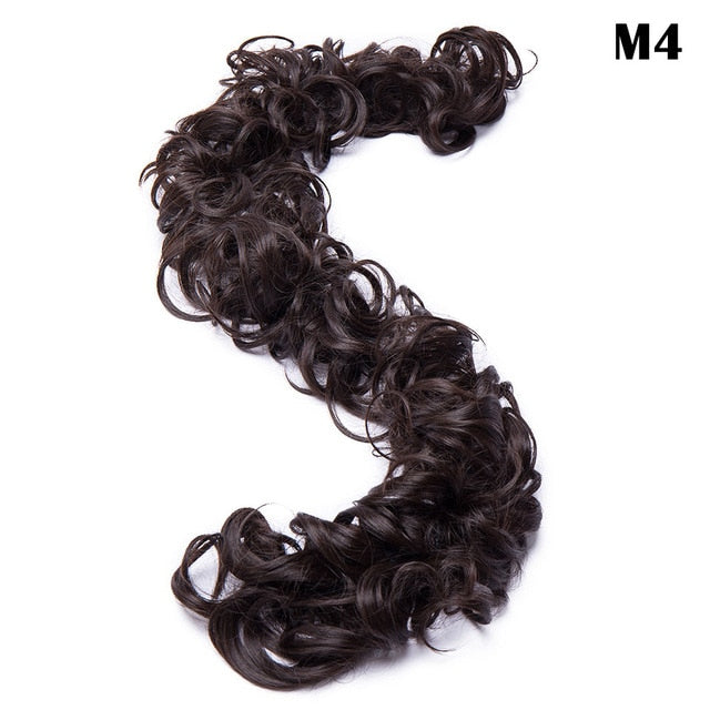 Long Curly Chignons Hair Extension Wrap