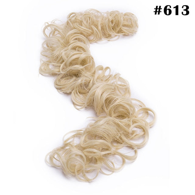 Long Curly Chignons Hair Extension Wrap