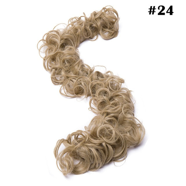 Long Curly Chignons Hair Extension Wrap