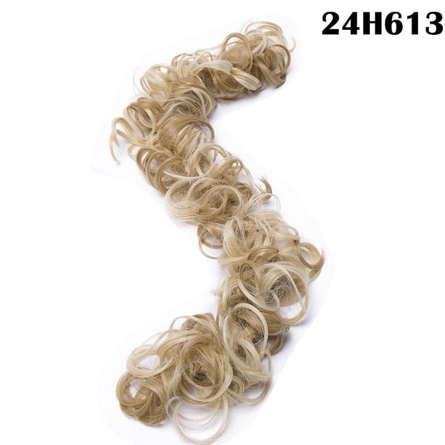 Long Curly Chignons Hair Extension Wrap