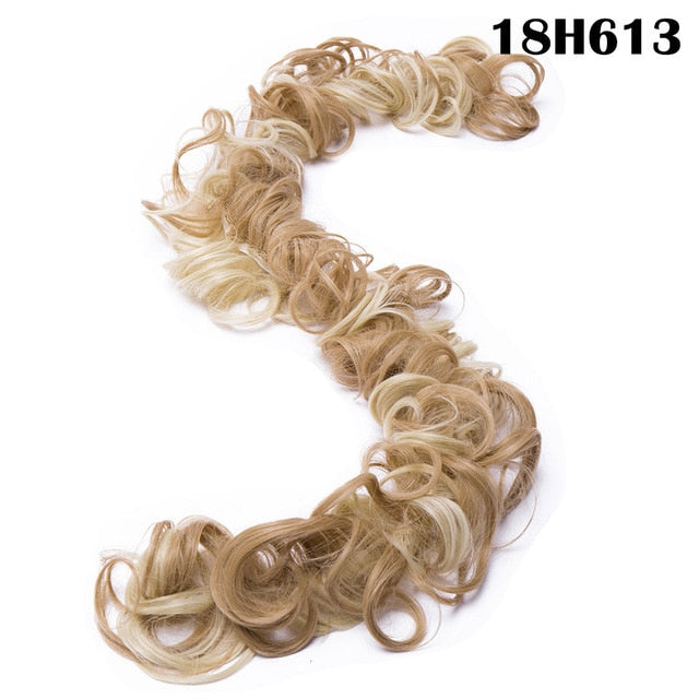 Long Curly Chignons Hair Extension Wrap