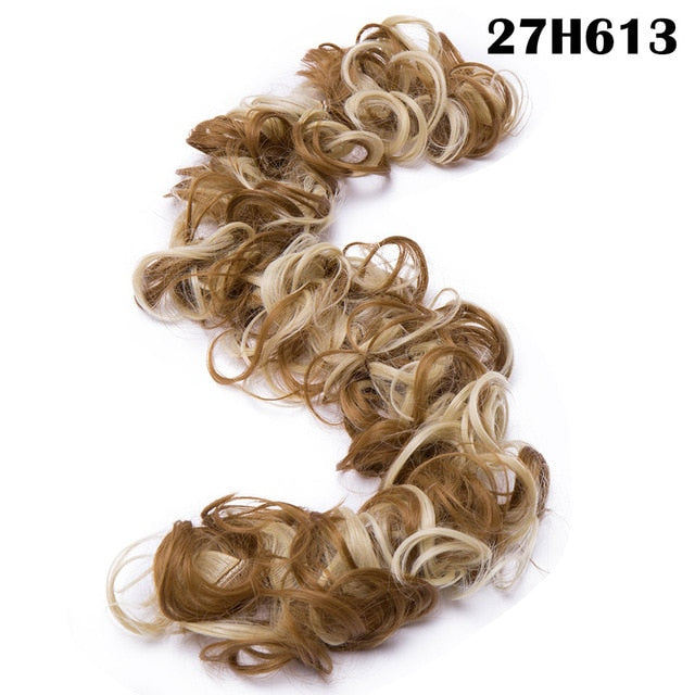 Long Curly Chignons Hair Extension Wrap