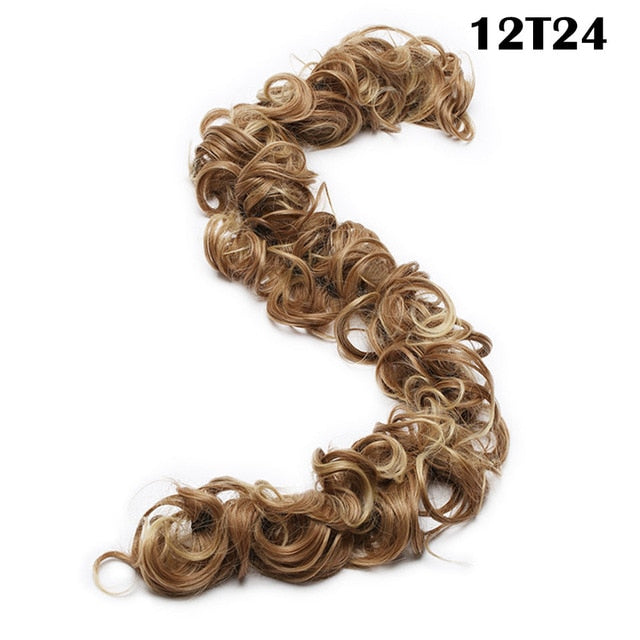 Long Curly Chignons Hair Extension Wrap