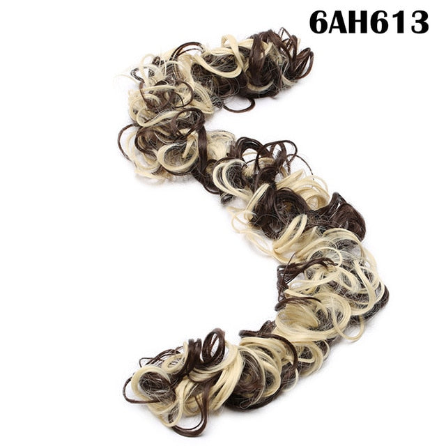 Long Curly Chignons Hair Extension Wrap