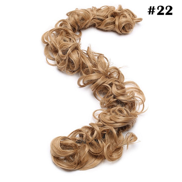 Long Curly Chignons Hair Extension Wrap