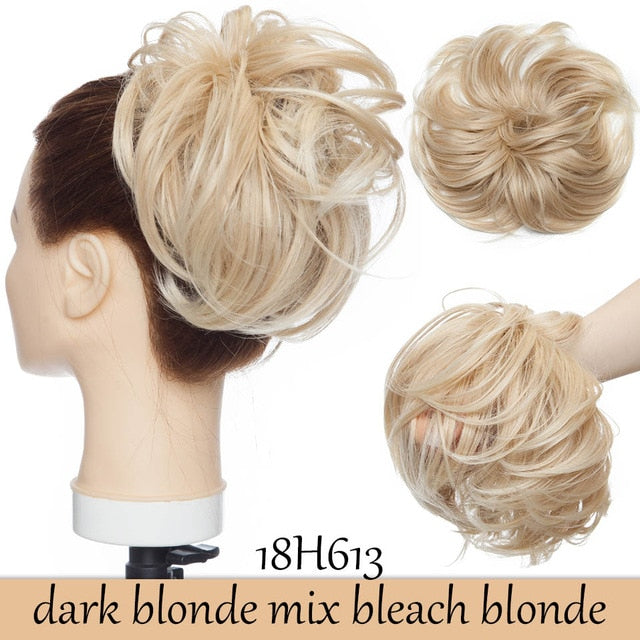 Flauschiges unordentliches Scrunchies-Brötchen