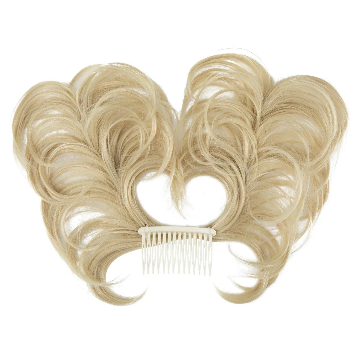 2-teiliger Haarknoten „Effortless Elegance“ mit Seitenkamm zum Anklipsen 