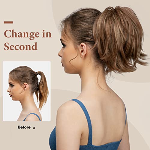 8inch Claw Clip Short Ponytail