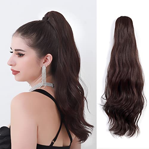 Claw Clip Ponytail Extension Long Curly Hair Pieces for Women