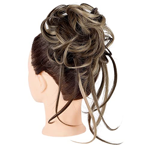 Lange zerzauste Hochsteckfrisur Haarknoten