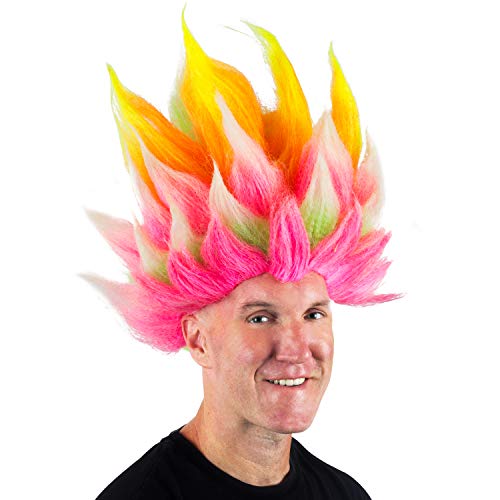 Rainbow Troll Wig