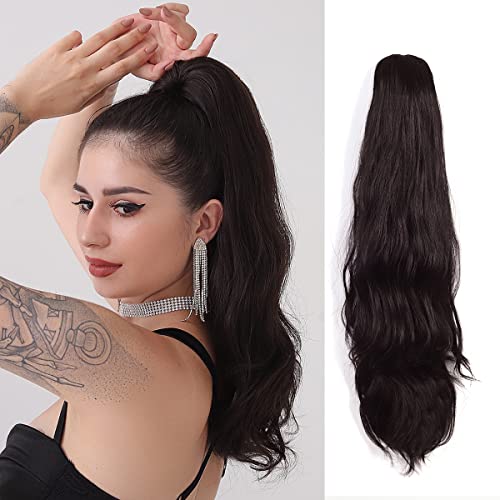 Claw Clip Ponytail Extension Long Curly Hair Pieces for Women