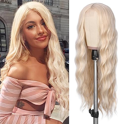 Barbie Blonde Long Curly Wig 28 Inch