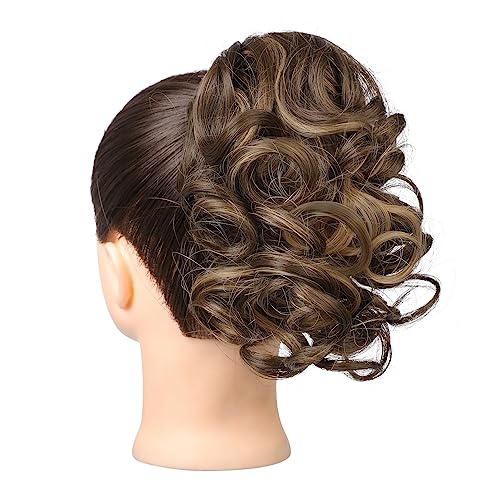 Ponytail Extension Short Curly Claw Clip Ponytails