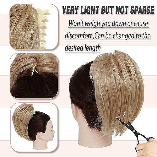 Short Claw Clip Ponytail Hair Extensions