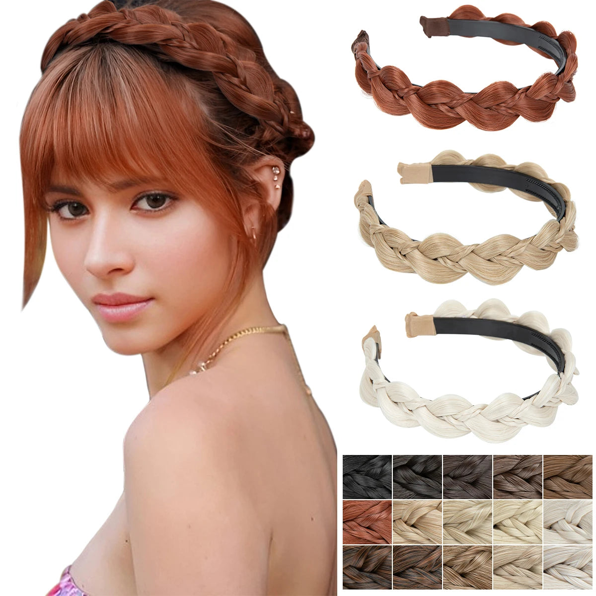 Butterfly Braided Headband Hairpieces