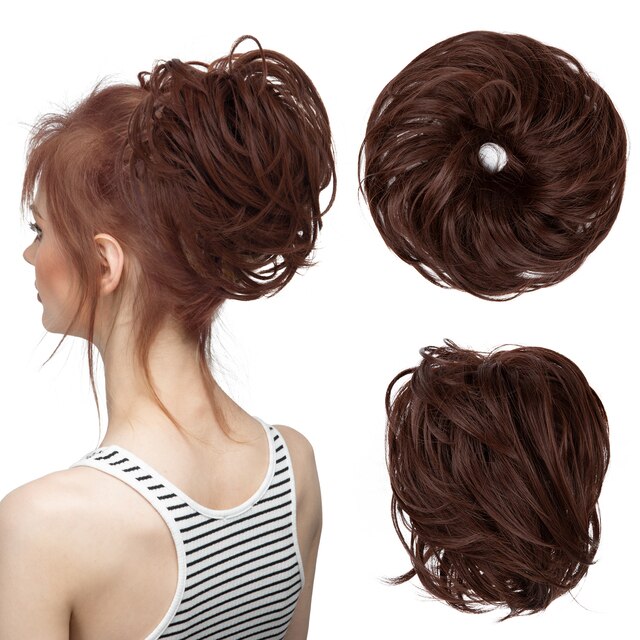Straight Bun Bun Hairpieces