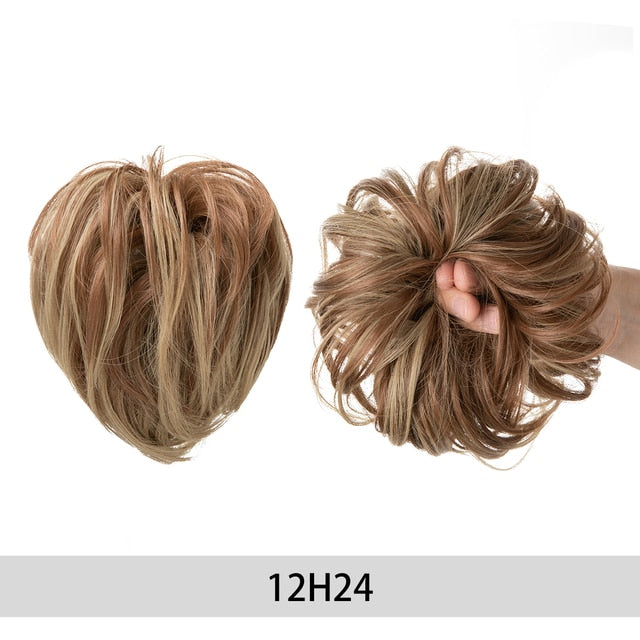 Haarknoten Pferdeschwanz gerader Knoten 