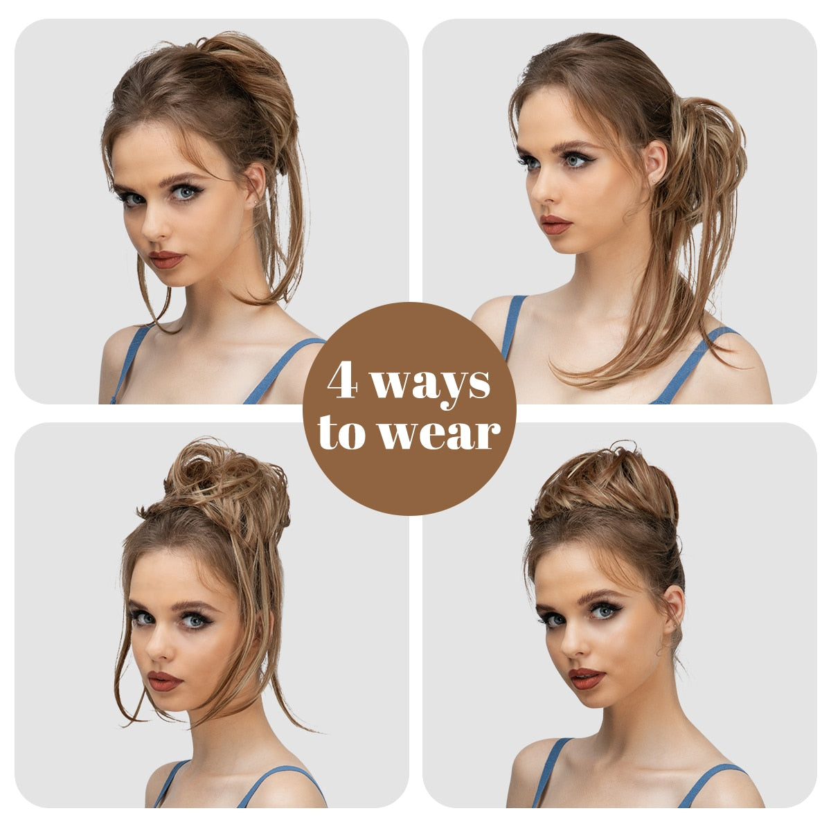 40% Rabatt! Messy Bun Haarteile