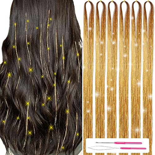 Sparkling Shiny Tinsel Hair Extensions