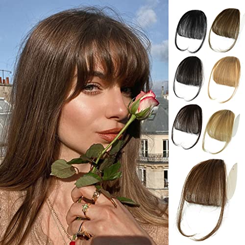 Clip in Bangs Curved Bangs for Daily Wear