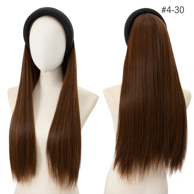 Headband Wig Natural Long Straight Hair Wig