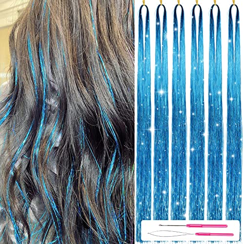 Sparkling Shiny Tinsel Hair Extensions