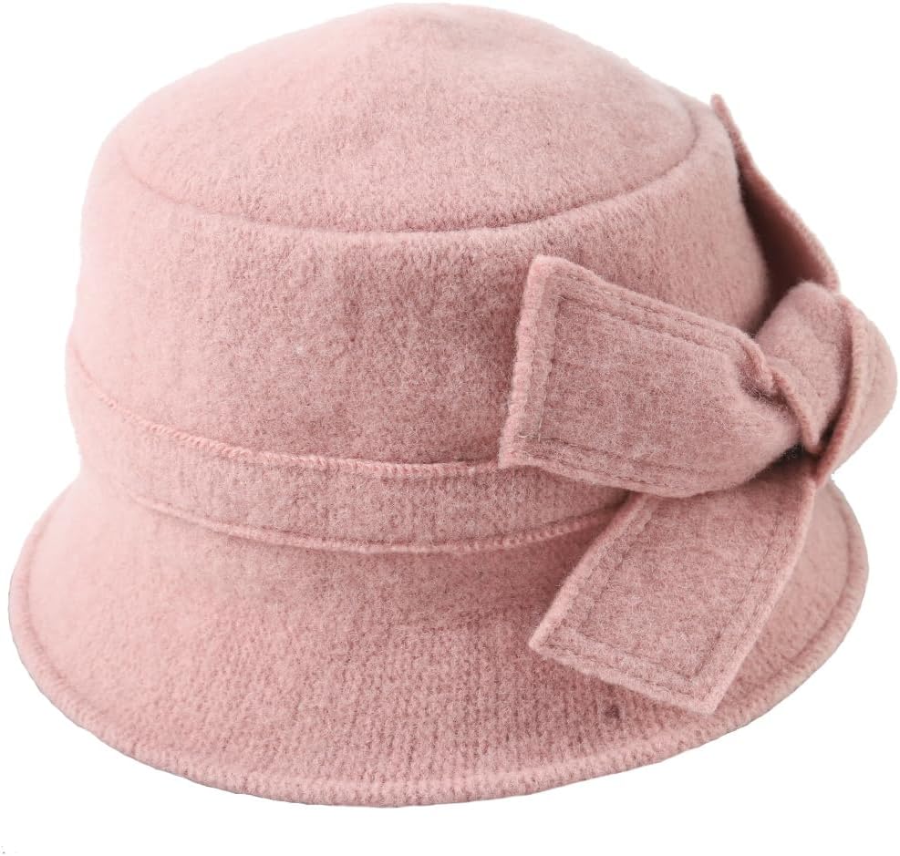 Cloche de bonnet de béret de laine vintage 