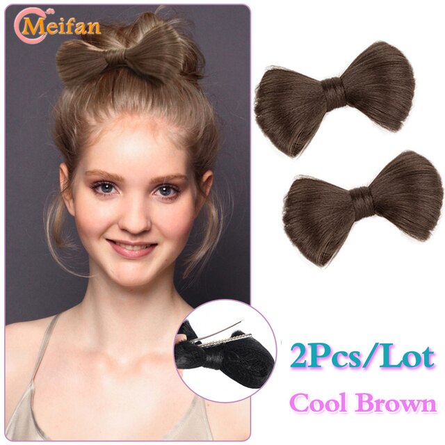 Bow Hair Bun Claw Chignon Kitty bow Styling Tools